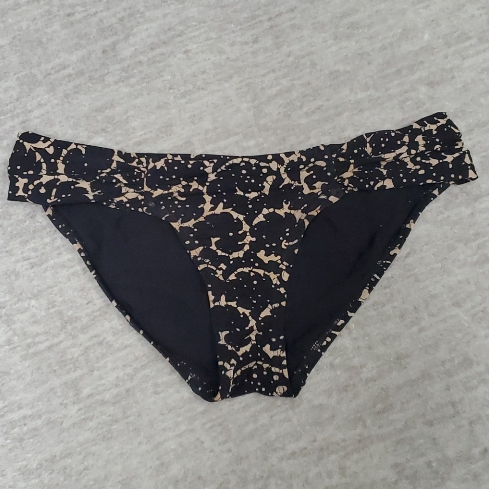 Robin Piccone Shirred Side All Over Print Bottom